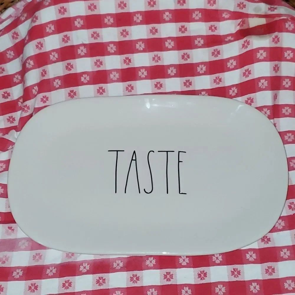 Rae Dunn by Magenta TASTE Oval Platter NWOT